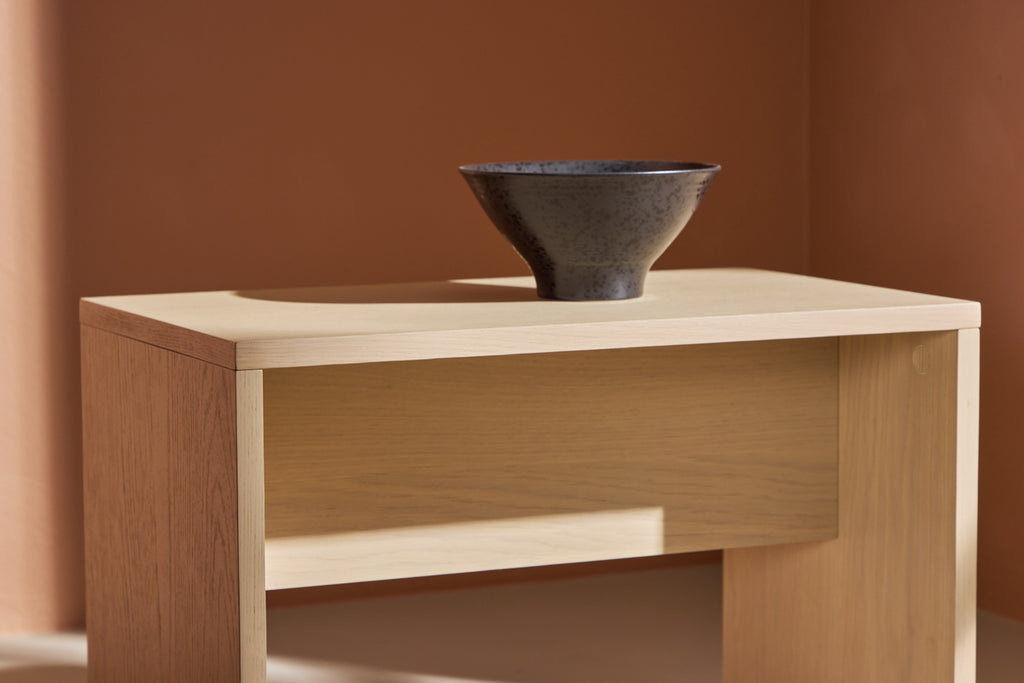 Juni Soffbord 58 x 35 Vitputsad