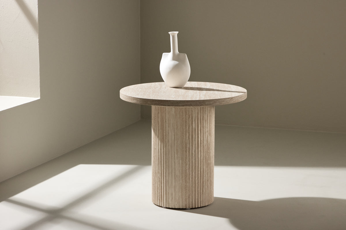 Härön Soffbord ⌀50 Beige