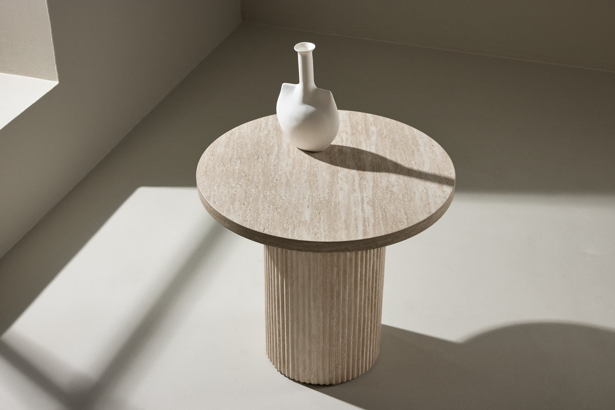 Härön Soffbord ⌀50 Beige