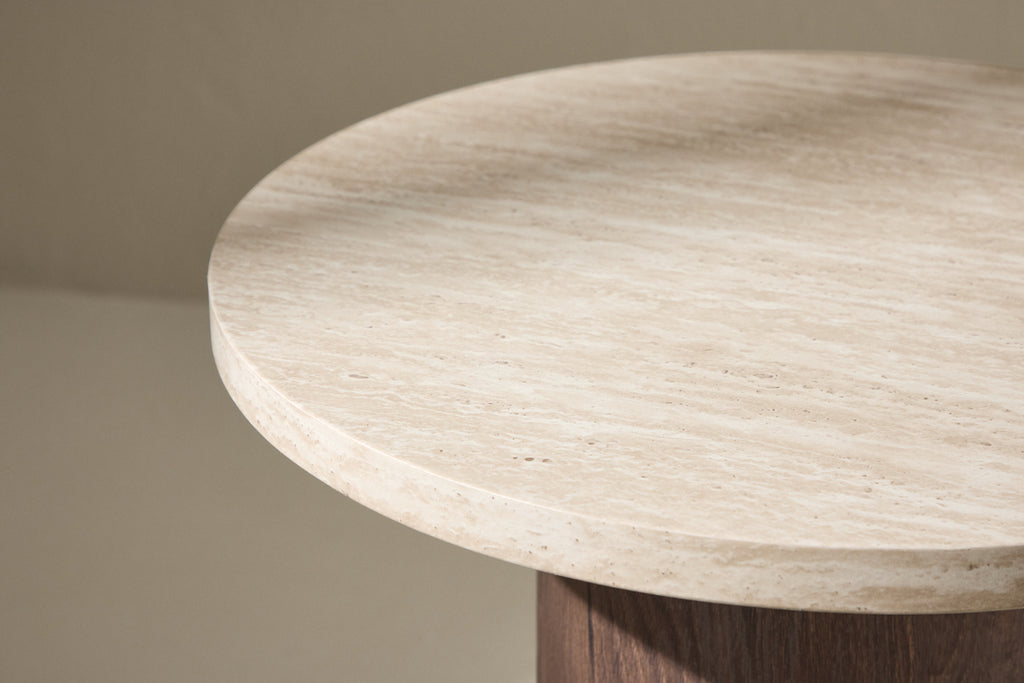 Megg Soffbord ⌀50 Beige