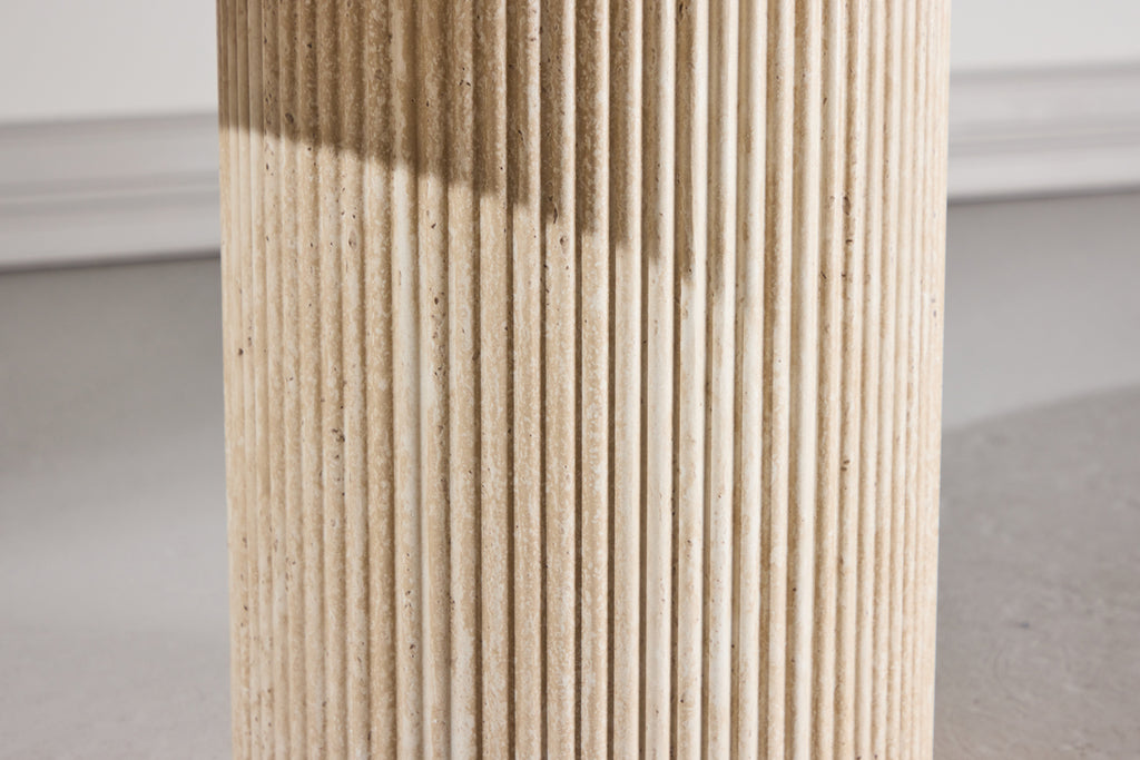 Krille Sidobord ⌀60 Beige