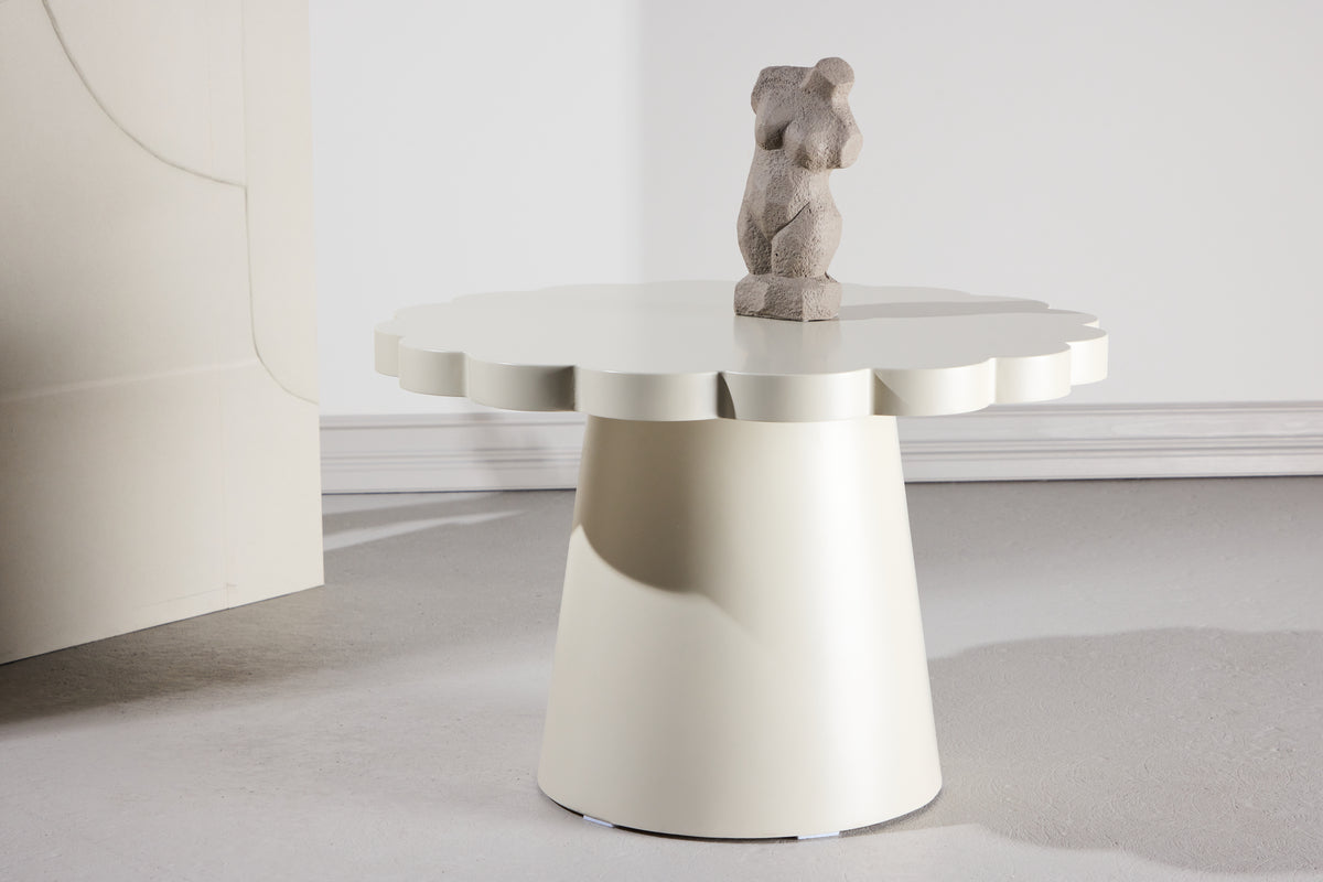 Krull Soffbord ⌀70 Beige