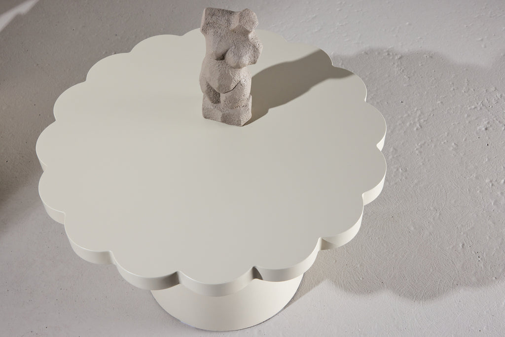 Krull Soffbord ⌀70 Beige