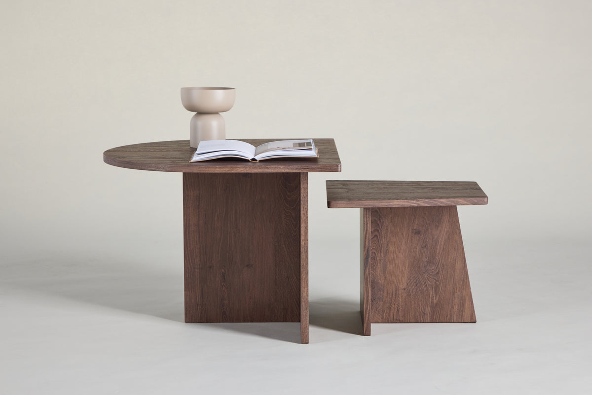 Sala Soffbord Table 1: 60 x 60 Table 2: 40 x 40 Mocka