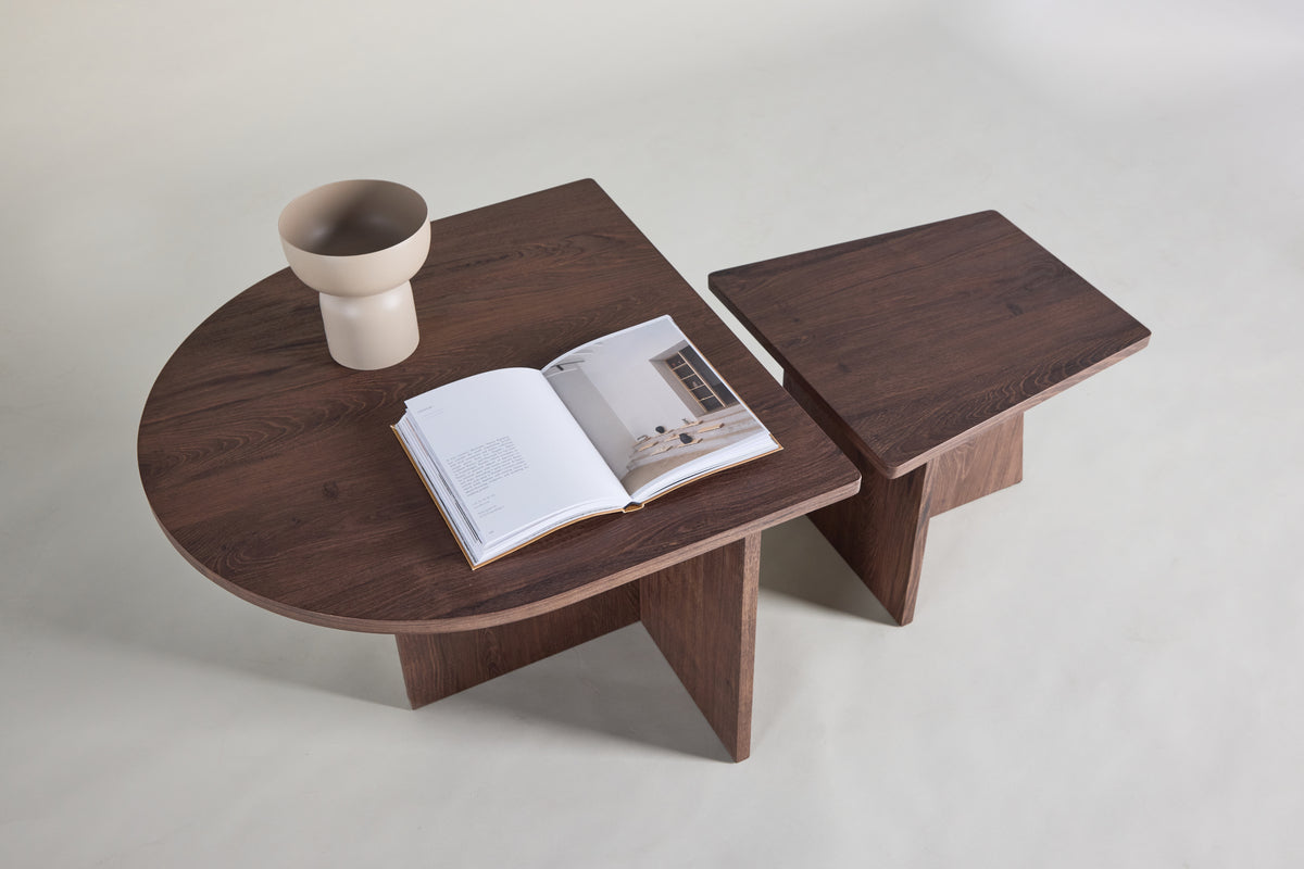 Sala Soffbord Table 1: 60 x 60 Table 2: 40 x 40 Mocka