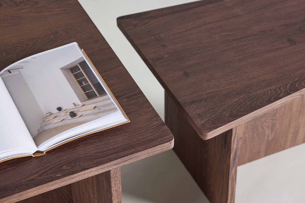 Sala Soffbord Table 1: 60 x 60 Table 2: 40 x 40 Mocka