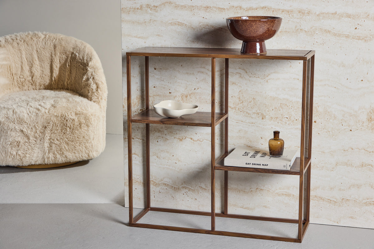 Staal Hyllor 26 x 80 x 81 Valnöt