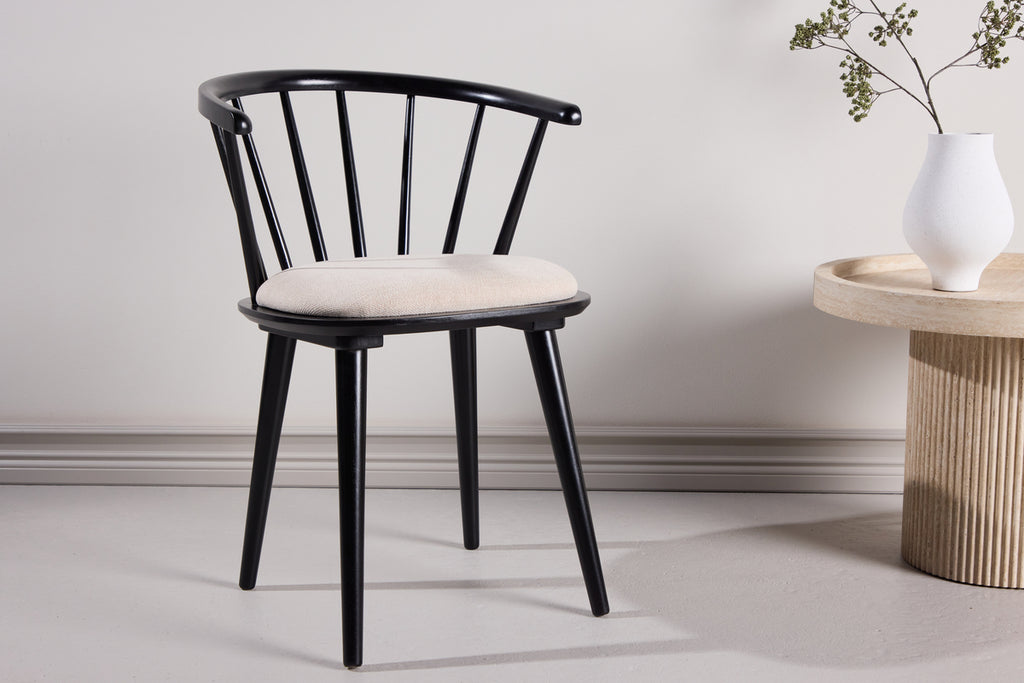 Bobby Matstolar 2-pack Svart