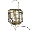 Lampa 230V Metall/Bambu
