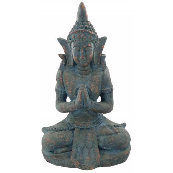 Buddha skräddarställning blå/koppar