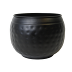 Plåtkruka Rund Svart