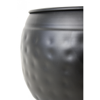 Plåtkruka Rund Svart