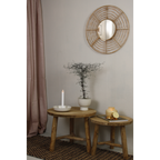 Sidobord/pall trä 3 ben litet