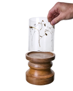 LEAF Ljushållare, Klar/brun