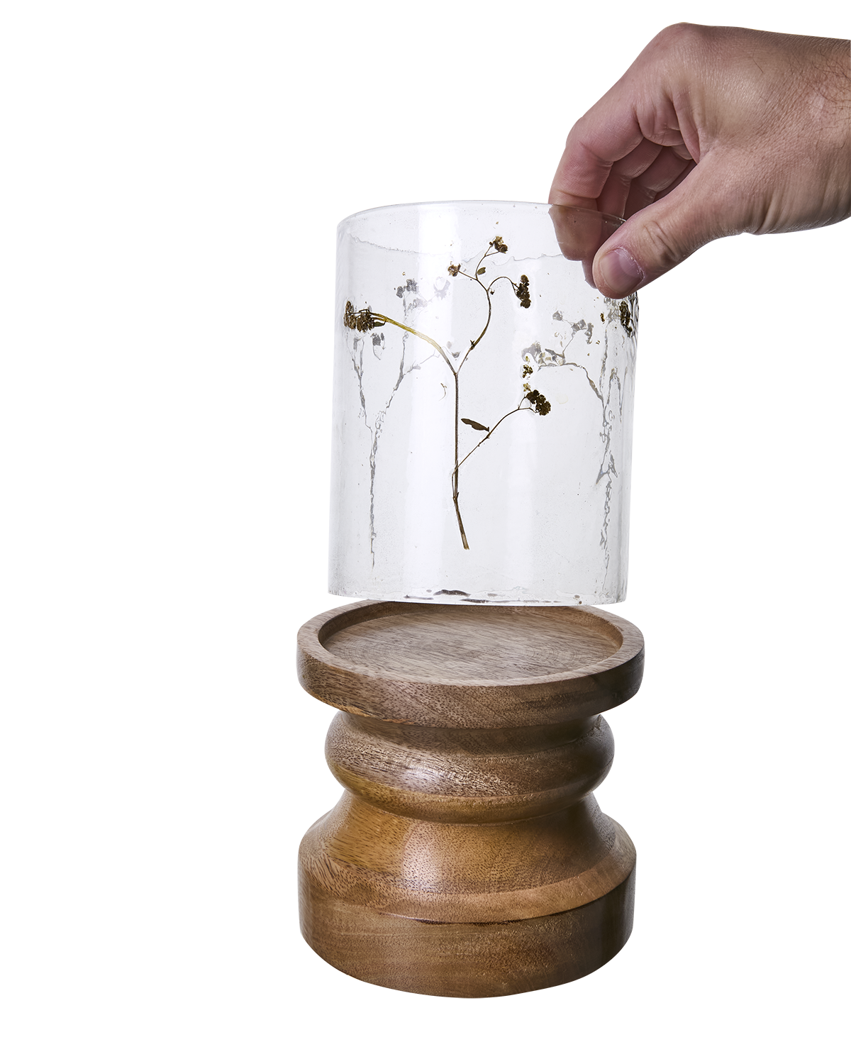 LEAF Ljushållare, Klar/brun