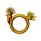 CARINA Servettring, Gul 8st