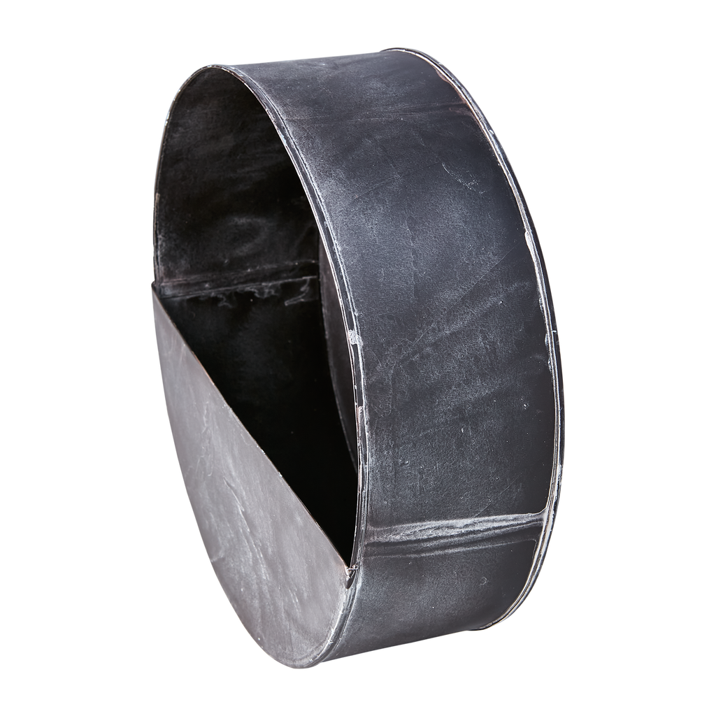 OLIVER Väggkruka, Mörkgrå 2st