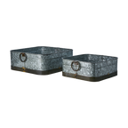 OLIVER Kruka, set om 2, Grå