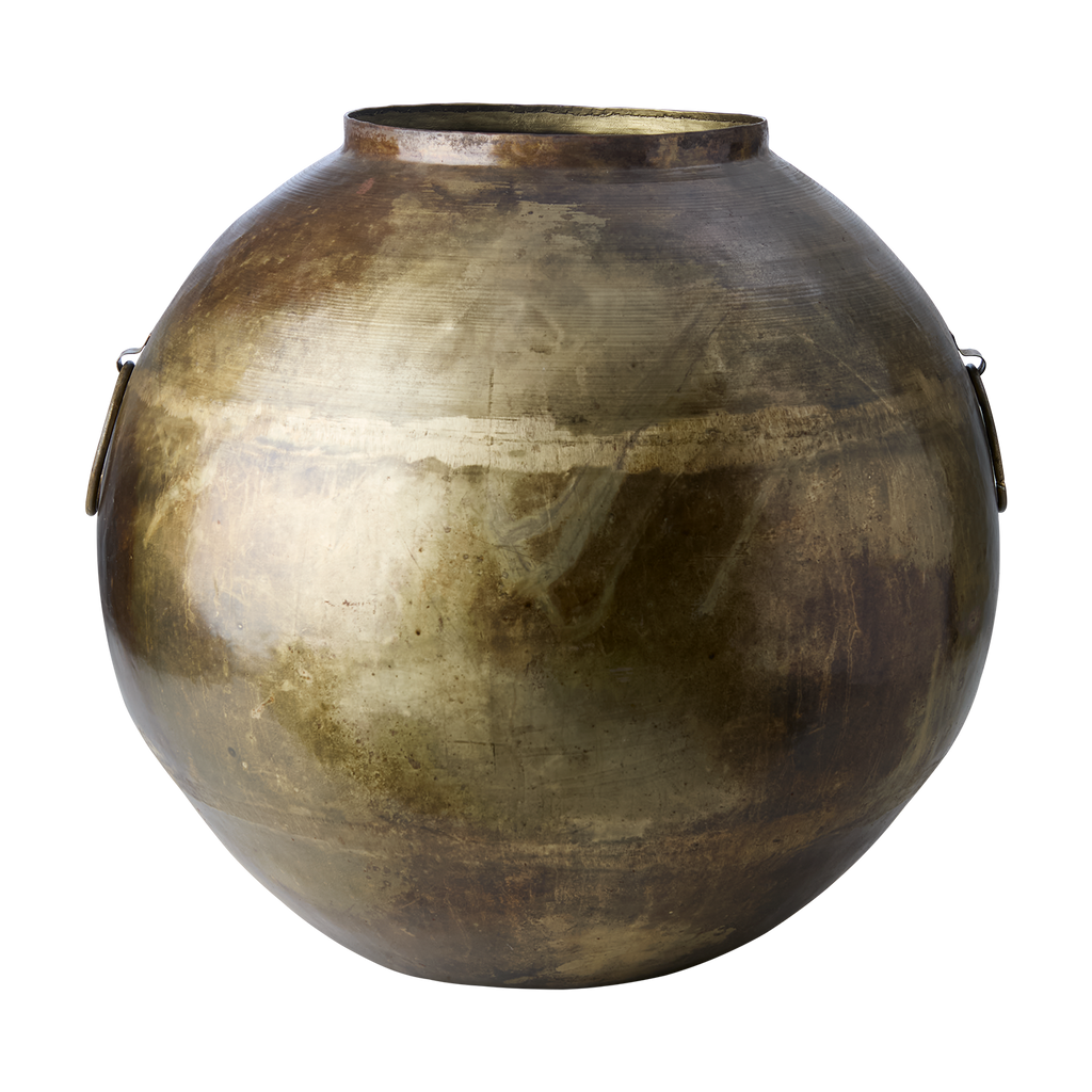 OTIS Kruka M, Mässingsfärgad