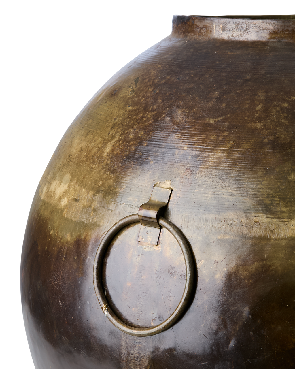 OTIS Kruka M, Mässingsfärgad