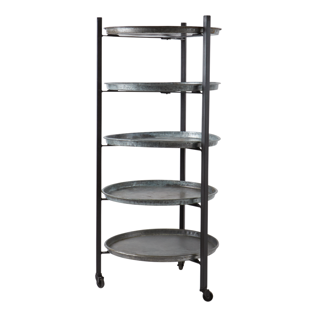 TREASURE Hylla, Svart/brun