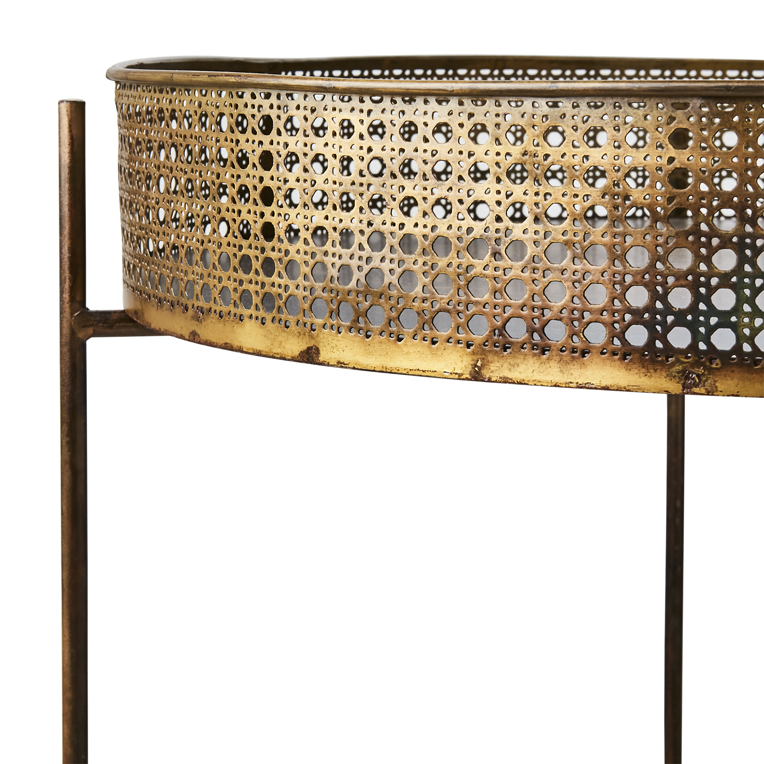 THOMAS Bord L, Mässingsfärgad