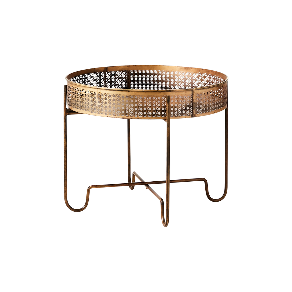 THOMAS Bord M, Mässingsfärgad