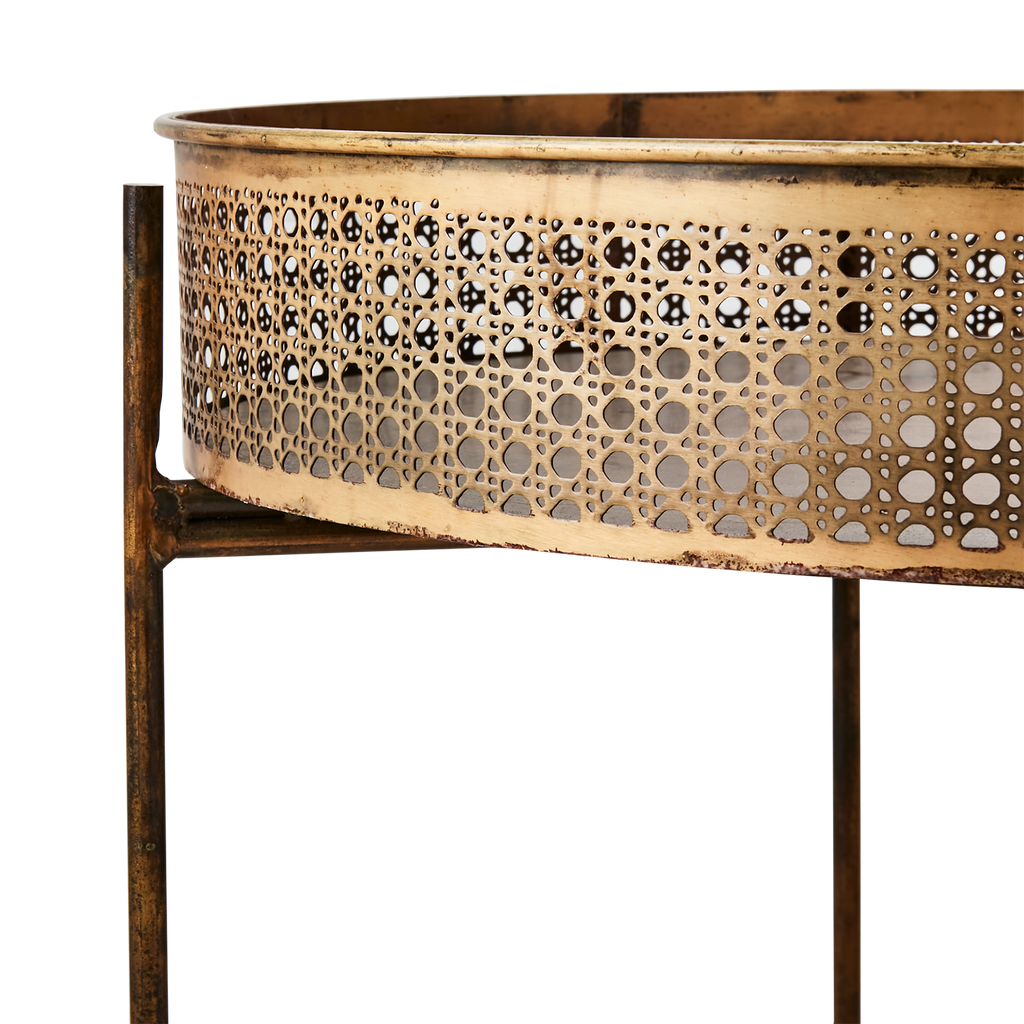 THOMAS Bord M, Mässingsfärgad