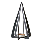 BODIL Uteljushållare/växtstöd, Svart