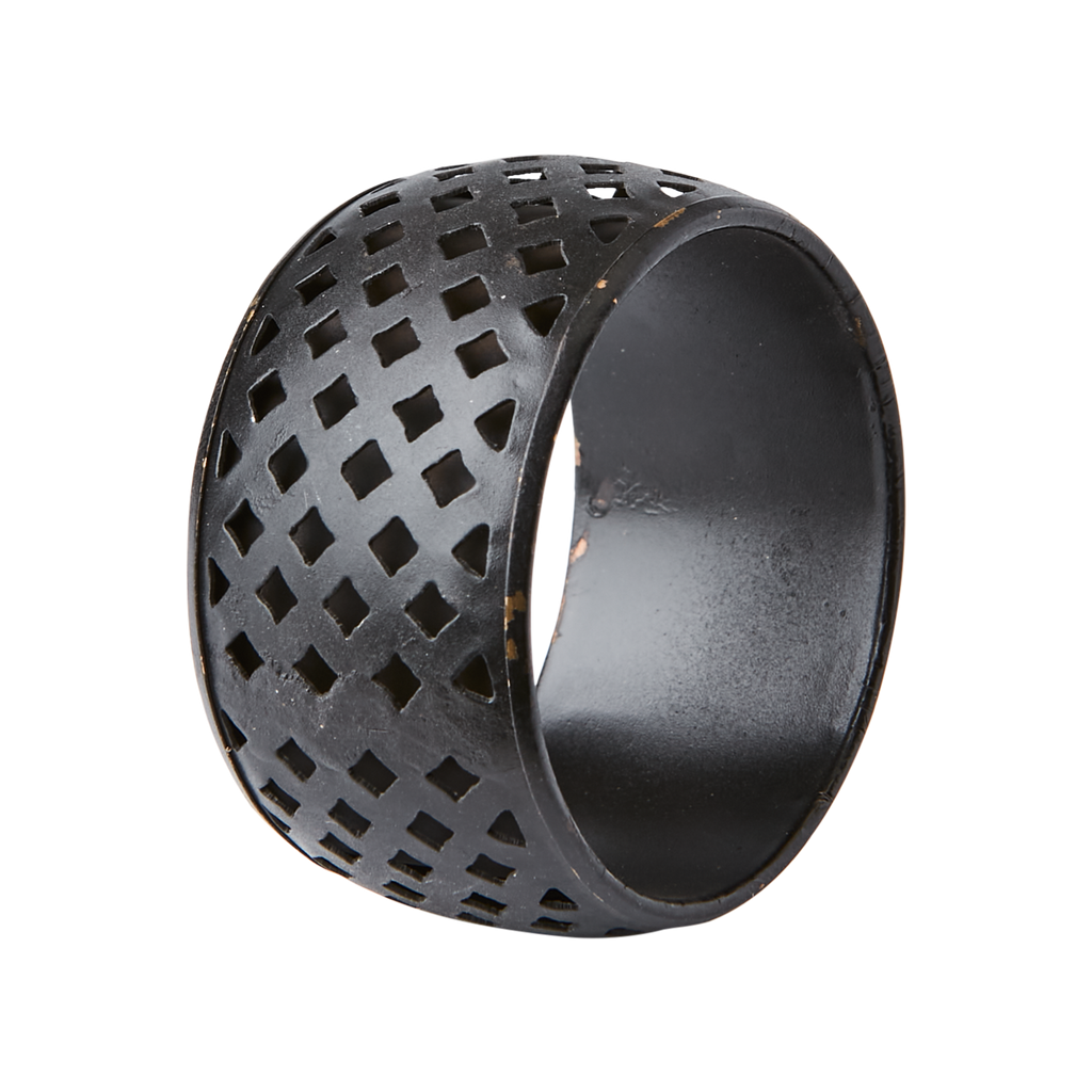 ODIN Servettring, svart 12st