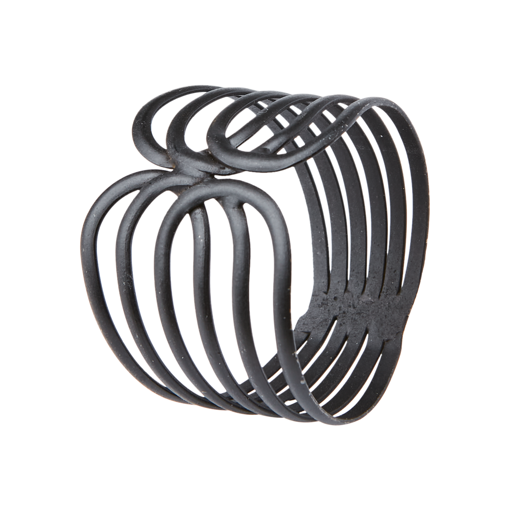 ODIN Servettring, svart 12st