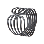 ODIN Servettring, svart 12st