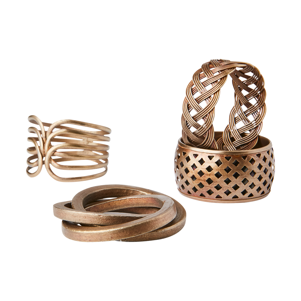 ODIN Servettring, svart 12st