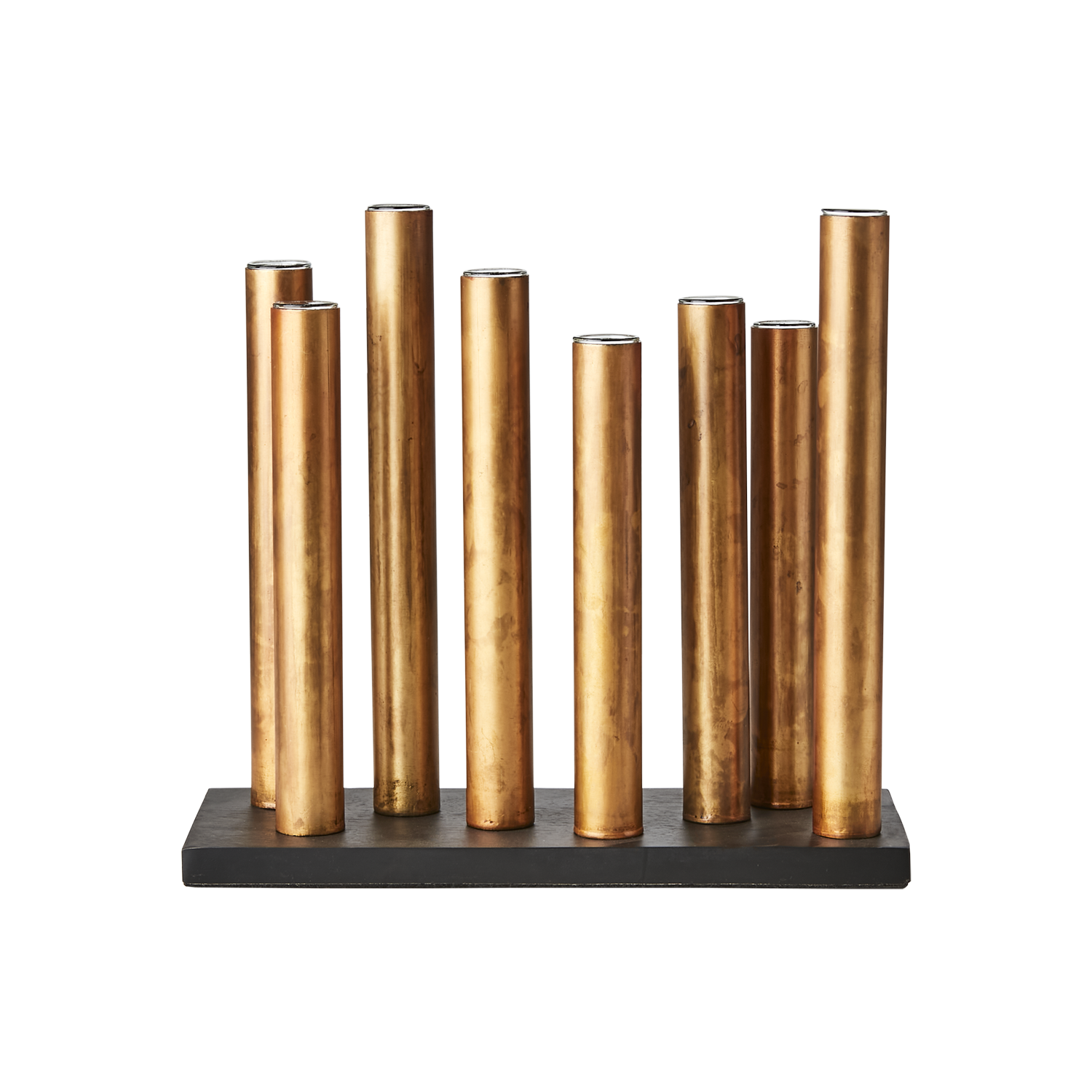 PIPER Ljusstake/vas, Kopparfärgad/svart