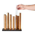 PIPER Ljusstake/vas, Kopparfärgad/svart