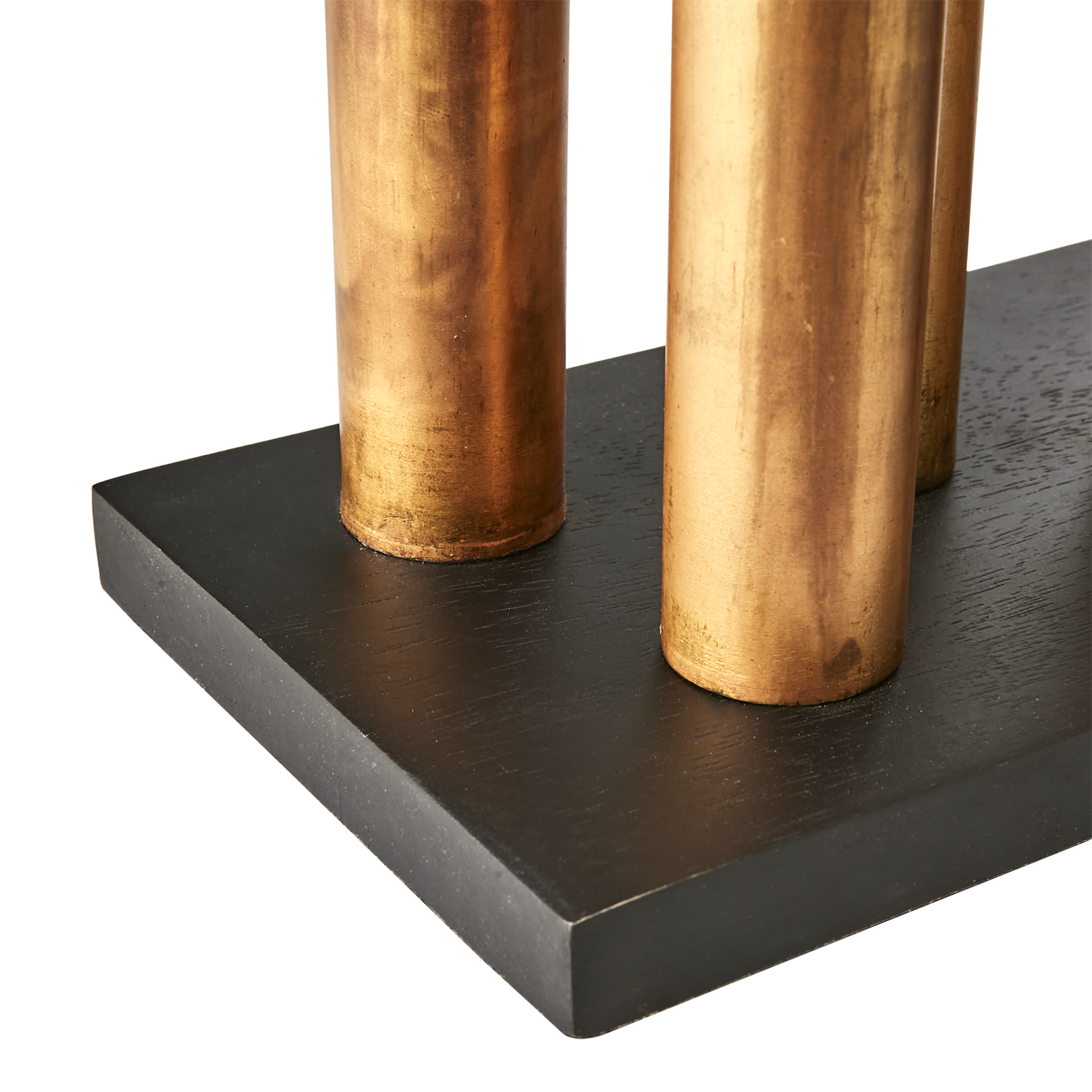 PIPER Ljusstake/vas, Kopparfärgad/svart