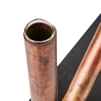 PIPER Ljusstake/vas, Kopparfärgad/svart 2st