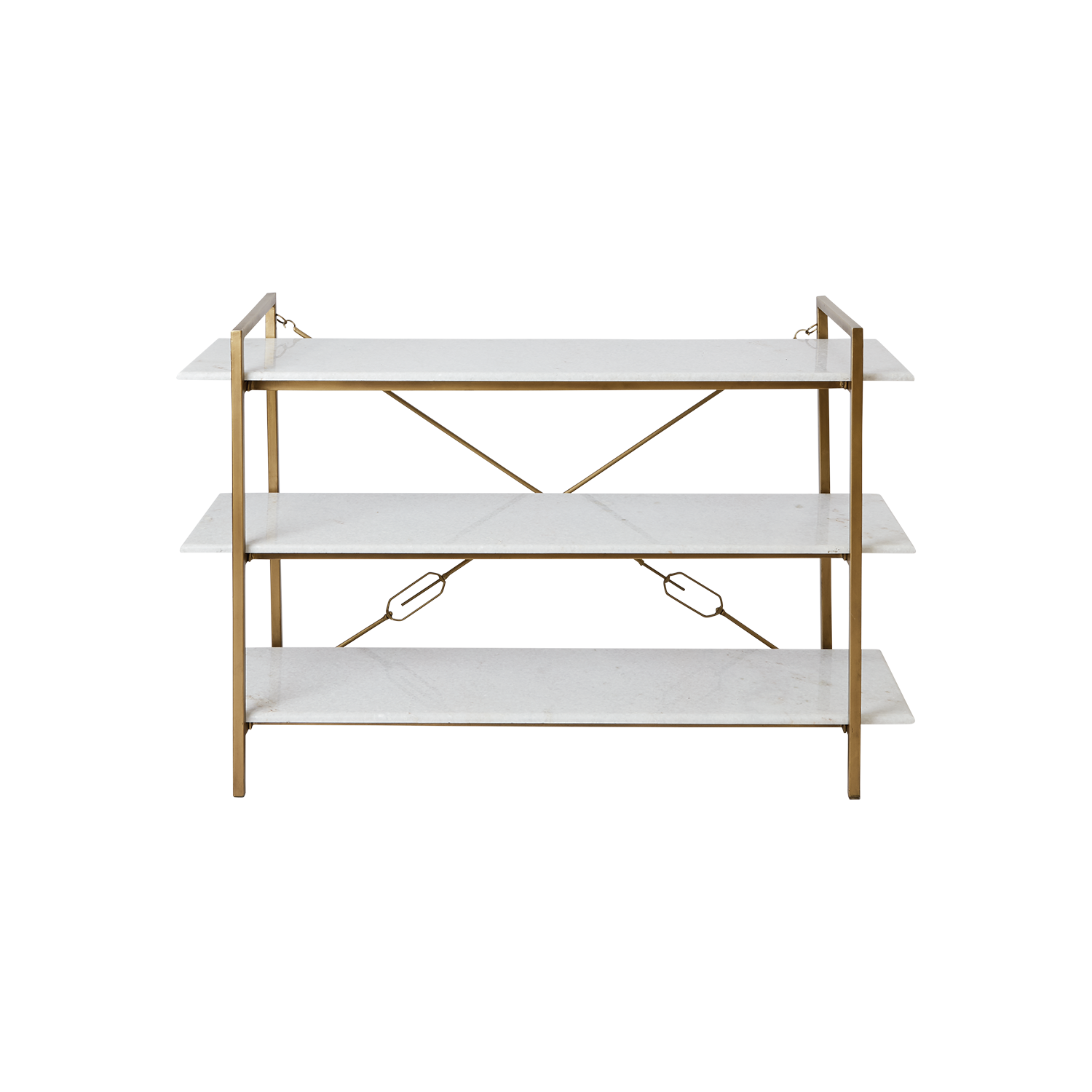 MILAN Hylla, Mässingsfärgad