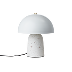 FUNGI Bordslampa/Limited Edition M, Vit/svart