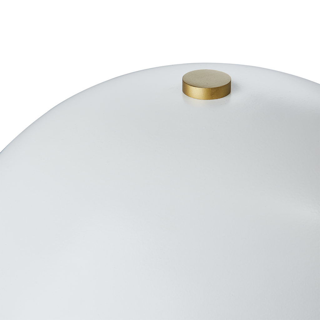 FUNGI Bordslampa/Limited Edition M, Vit/svart