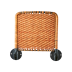 LOKE Väggstol, Svart/brun