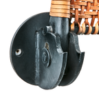 LOKE Väggstol, Svart/brun