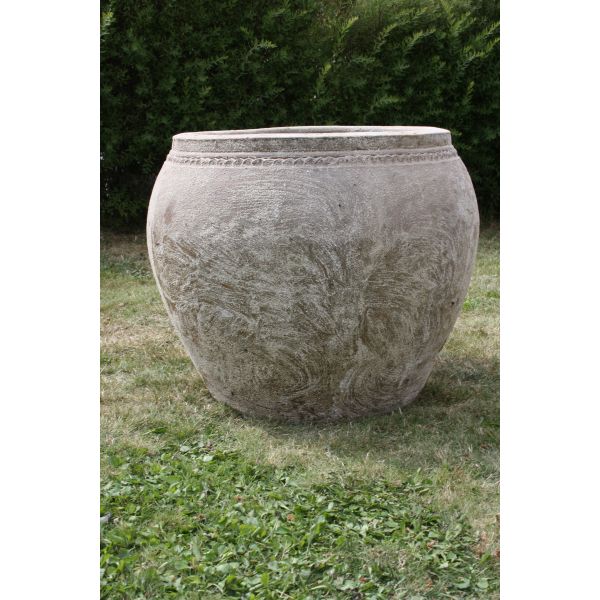 Kruka keramik brun/melerad