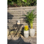 Caféset metall svart