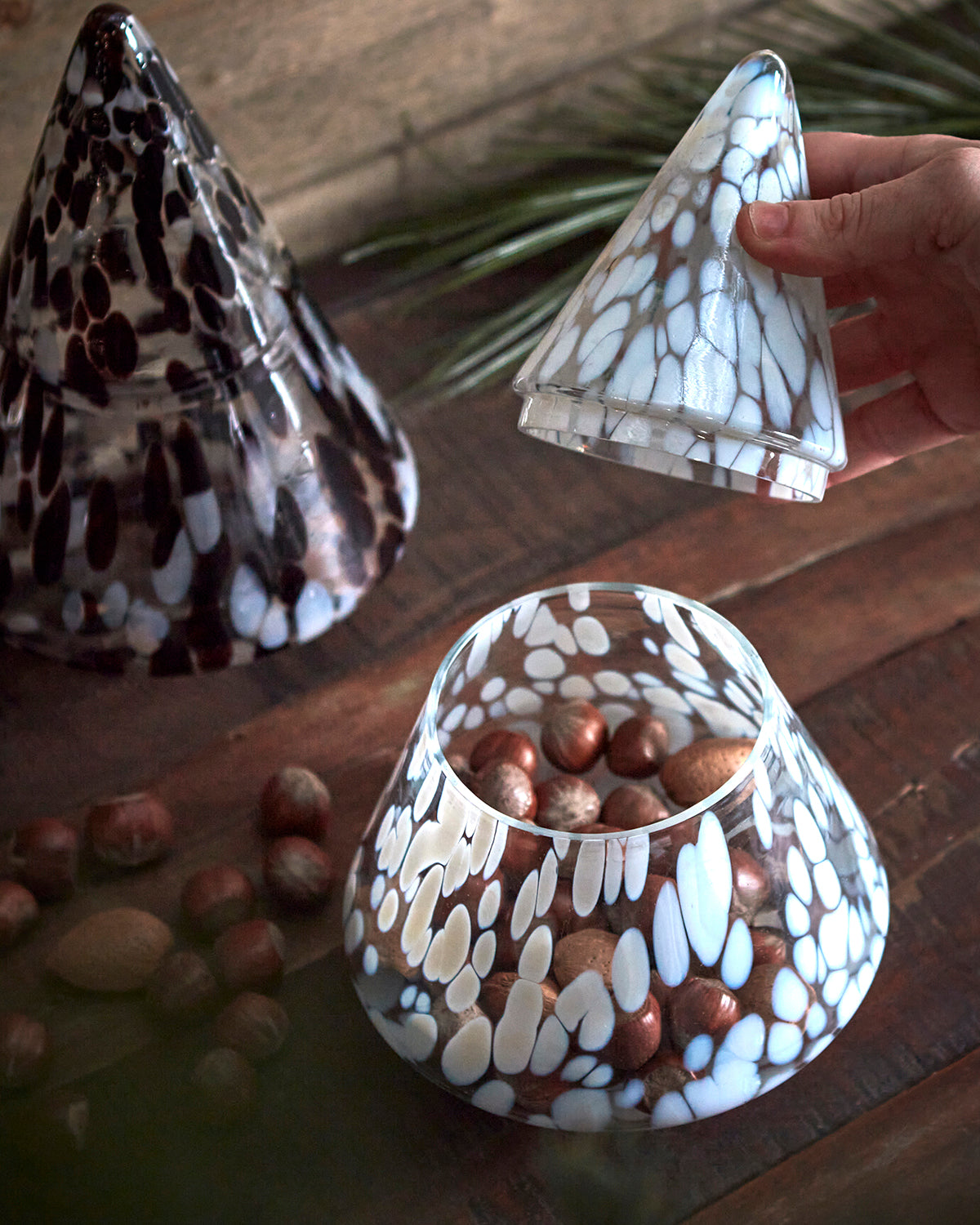 PARTY Skål med lock 3st