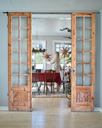 ELSA Bordsduk, Bordeaux/svart