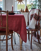 ELSA Bordsduk, Bordeaux/svart