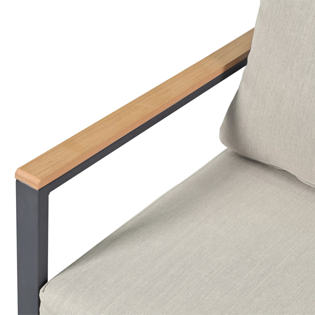 4-delat Loungeset – Hörnsoffa & Matbord