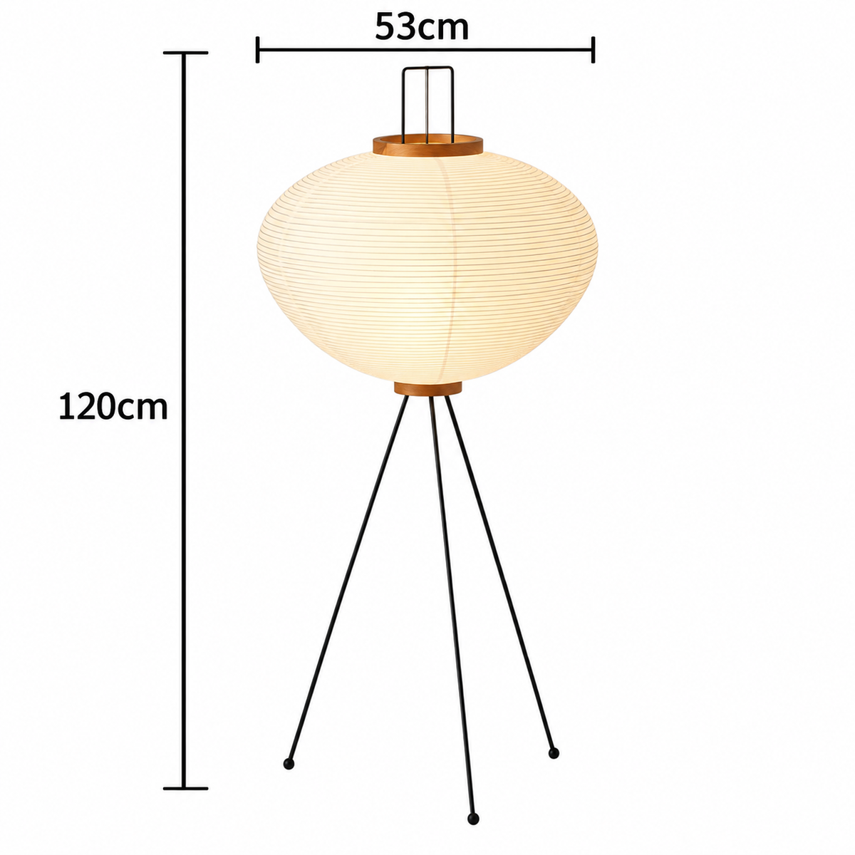 Vit Wabi Sabi-lampa för mysig belysning