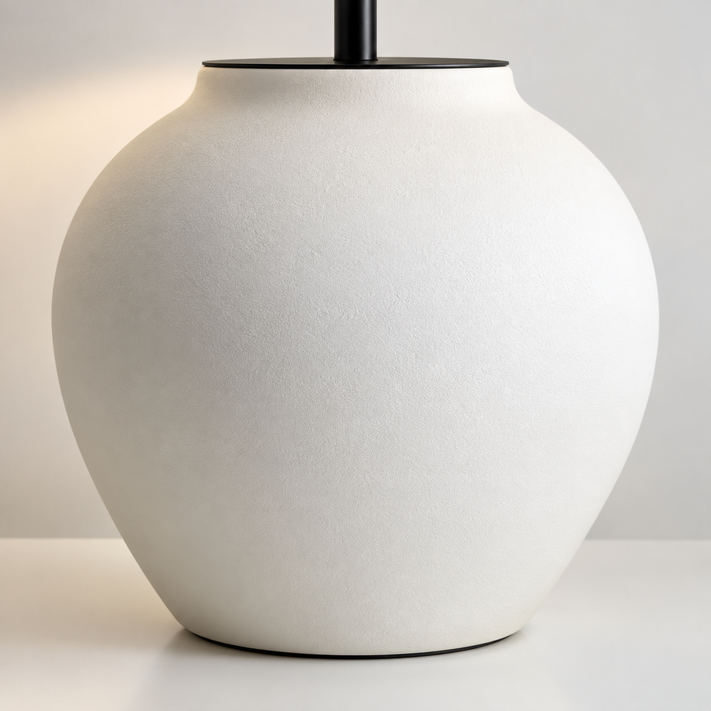 Wabi-Sabi bordslampa i vardagsrum